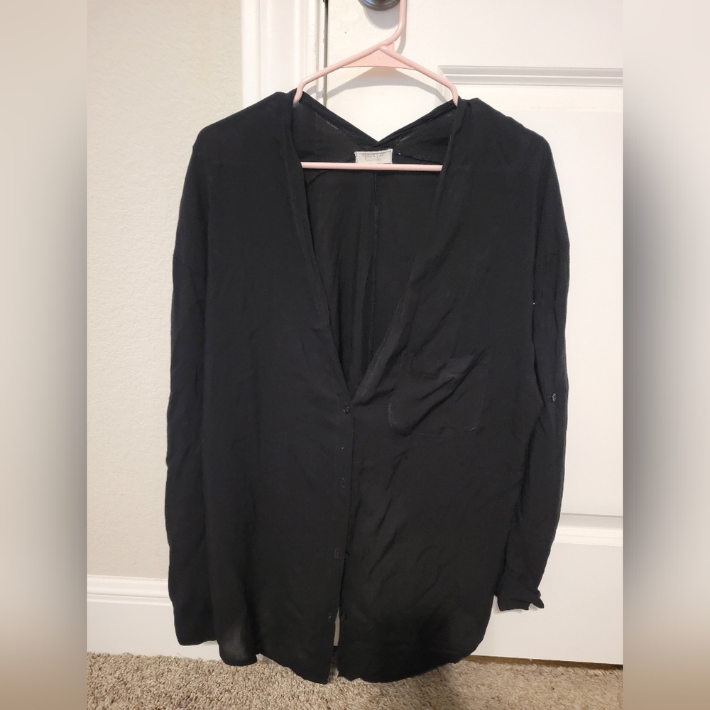 John Galt by Brandy Melville loose fit button up size small